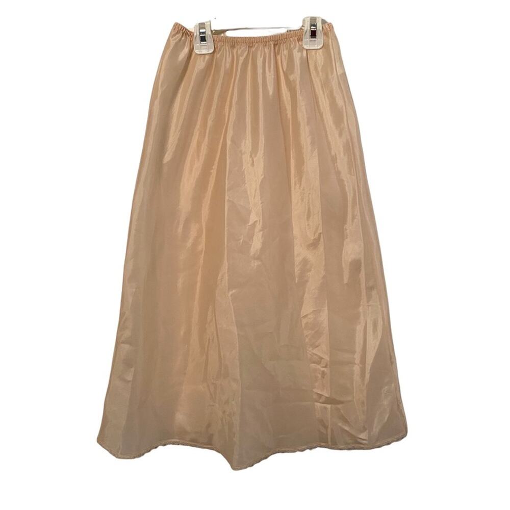 Vintage 1970’s Slip Skirt Warners Perfect Measure Grannycore Retro Cottagecore S